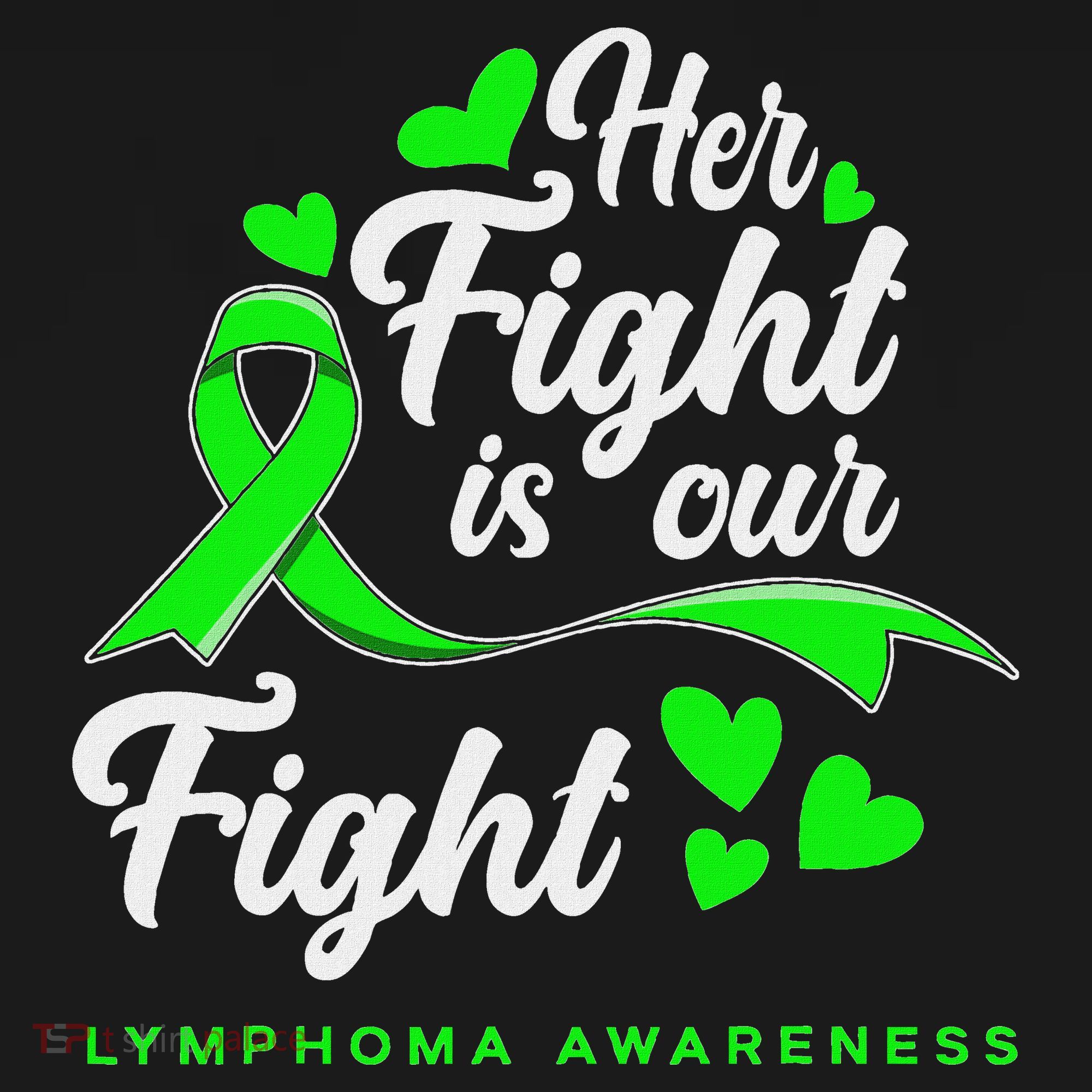 Her Fight Is Our Fight Non Hodgkin Lymphoma Awareness Women's Tank Top