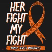 Her Fight Is My Fight Kidney Cancer Awareness Wilms Tumor T-Shirt thumb 7