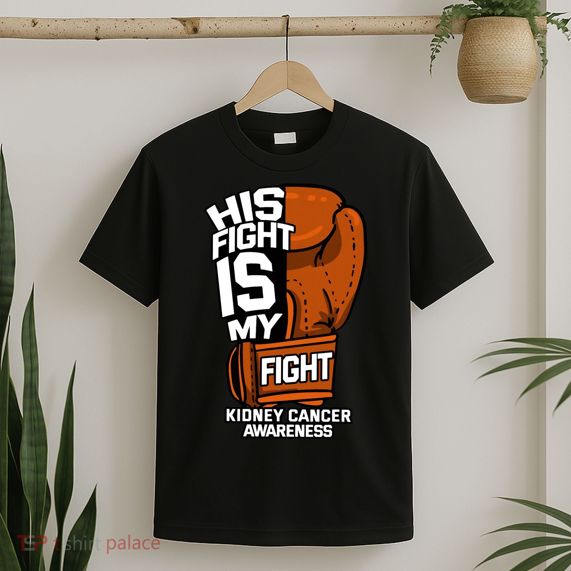 His Fight Is My Fight Kidney Cancer Awareness RCC TCC Gift T-Shirt