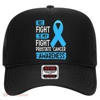 His Fight Is My Fight Prostate Cancer Awareness Support Hat thumb 0