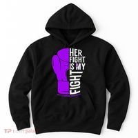Her Fight Is My Fight Rett Syndrome Awareness Hoodie thumb 0