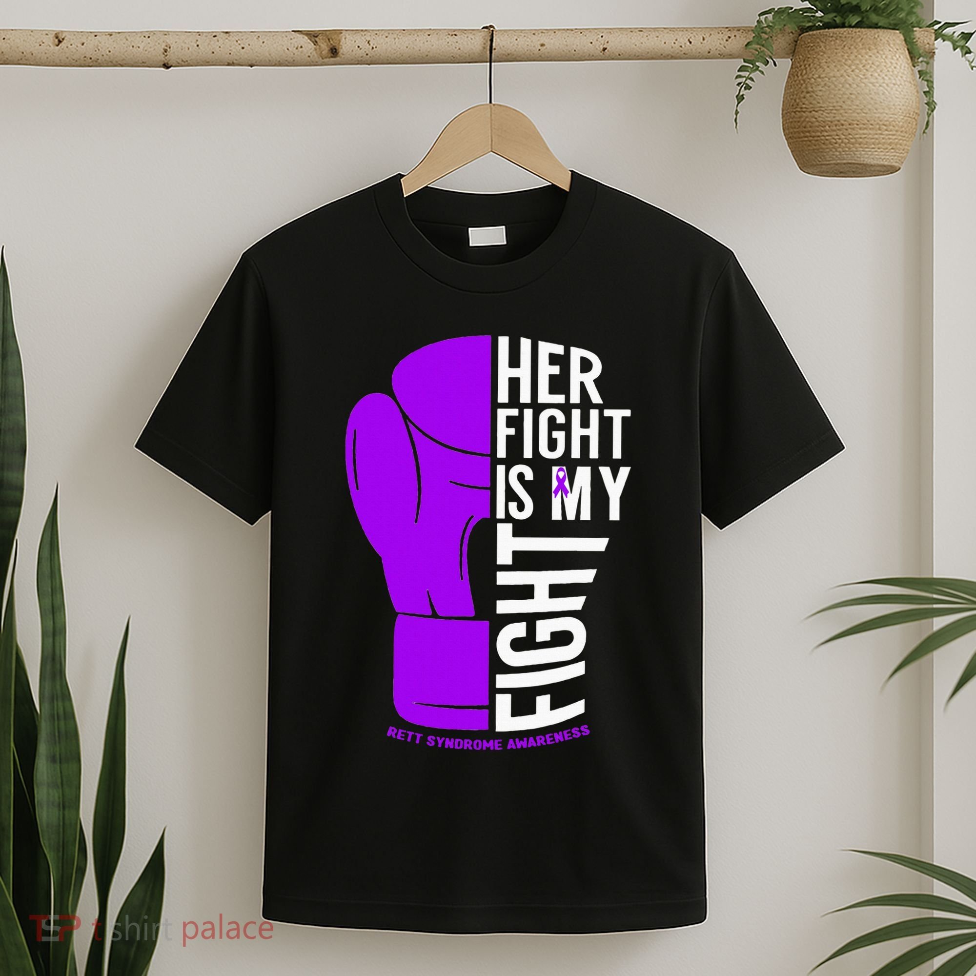 Her Fight Is My Fight Rett Syndrome Awareness T-Shirt