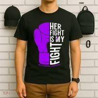 Her Fight Is My Fight Rett Syndrome Awareness T-Shirt thumb 6