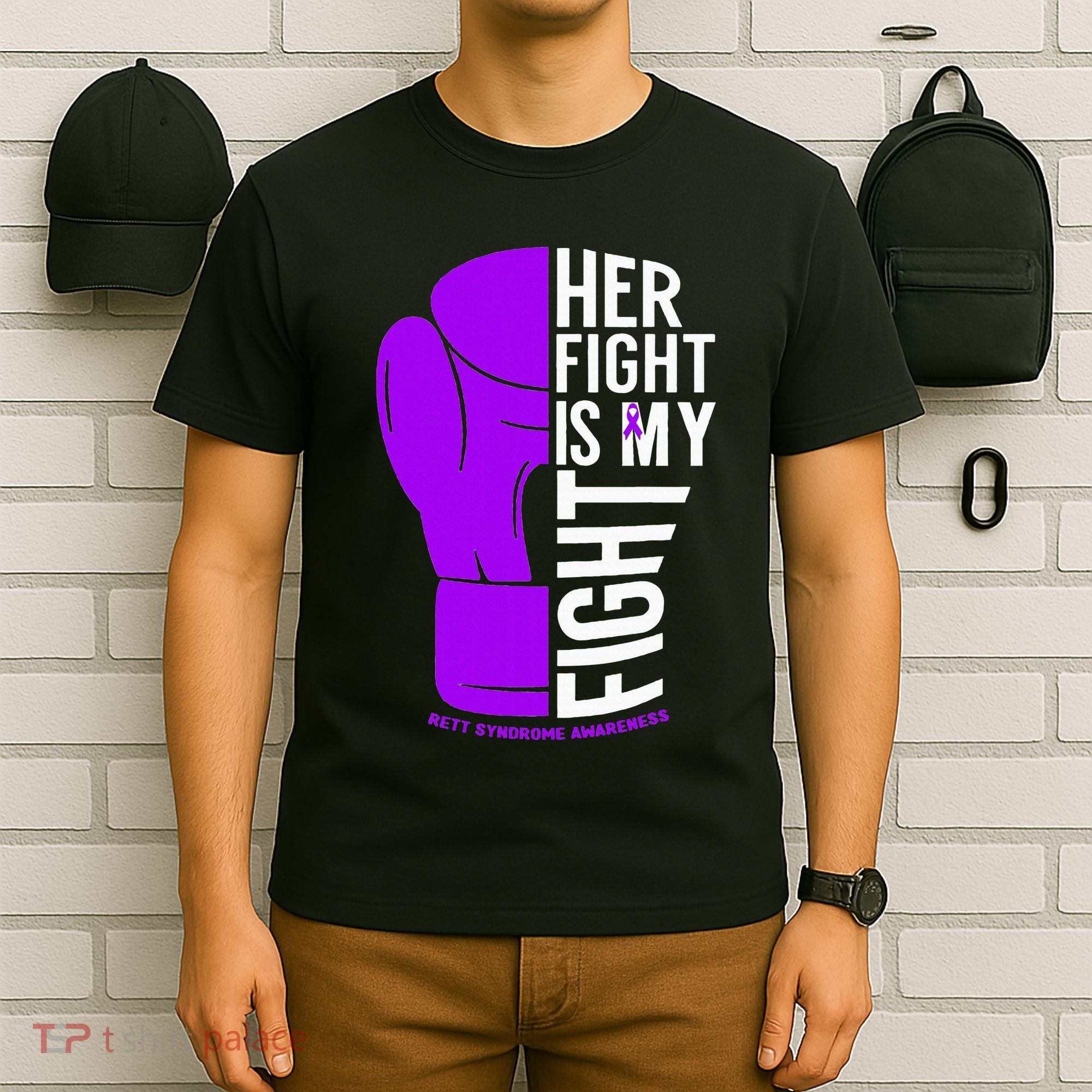 Her Fight Is My Fight Rett Syndrome Awareness T-Shirt