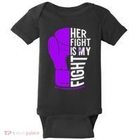 Her Fight Is My Fight Rett Syndrome Awareness Baby Bodysuit thumb 0