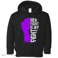 Her Fight Is My Fight Rett Syndrome Awareness Toddler Hoodie thumb 0