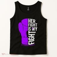 Her Fight Is My Fight Rett Syndrome Awareness Tank Top thumb 2