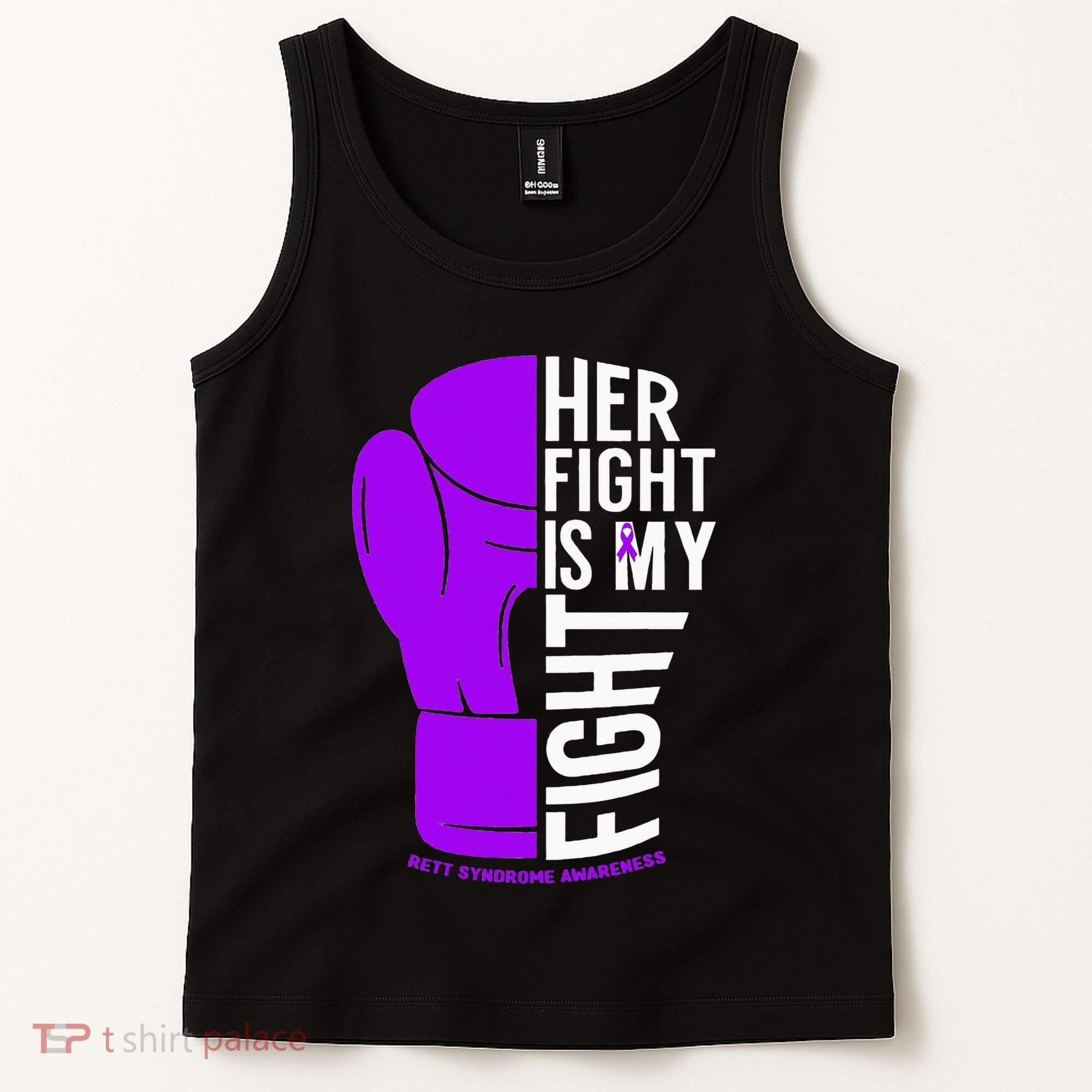 Her Fight Is My Fight Rett Syndrome Awareness Tank Top