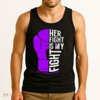 Her Fight Is My Fight Rett Syndrome Awareness Tank Top thumb 3