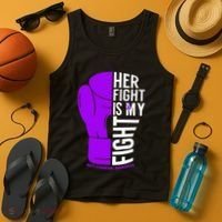 Her Fight Is My Fight Rett Syndrome Awareness Tank Top thumb 4