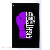 Her Fight Is My Fight Rett Syndrome Awareness Golf Towel thumb 0