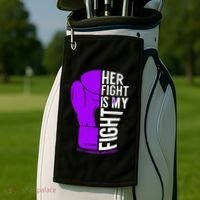 Her Fight Is My Fight Rett Syndrome Awareness Golf Towel thumb 2