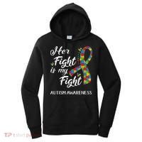 Her Fight Is My Fight Autism Awareness Month Plus Size Shirts Women's Hoodie thumb 0