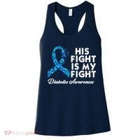 His Fight Is My Fight Diabetes Awareness Women's Tank Top thumb 0