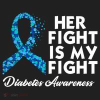 Her Fight Is My Fight Diabetes Awareness Tumbler thumb 3