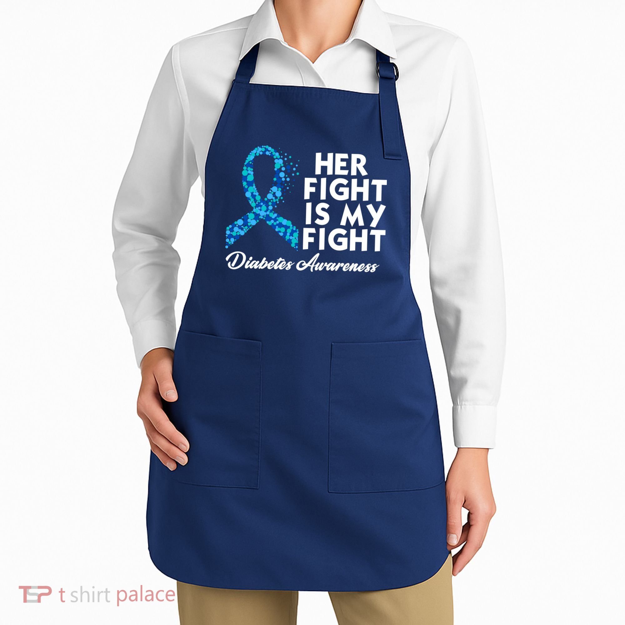 Her Fight Is My Fight Diabetes Awareness Apron