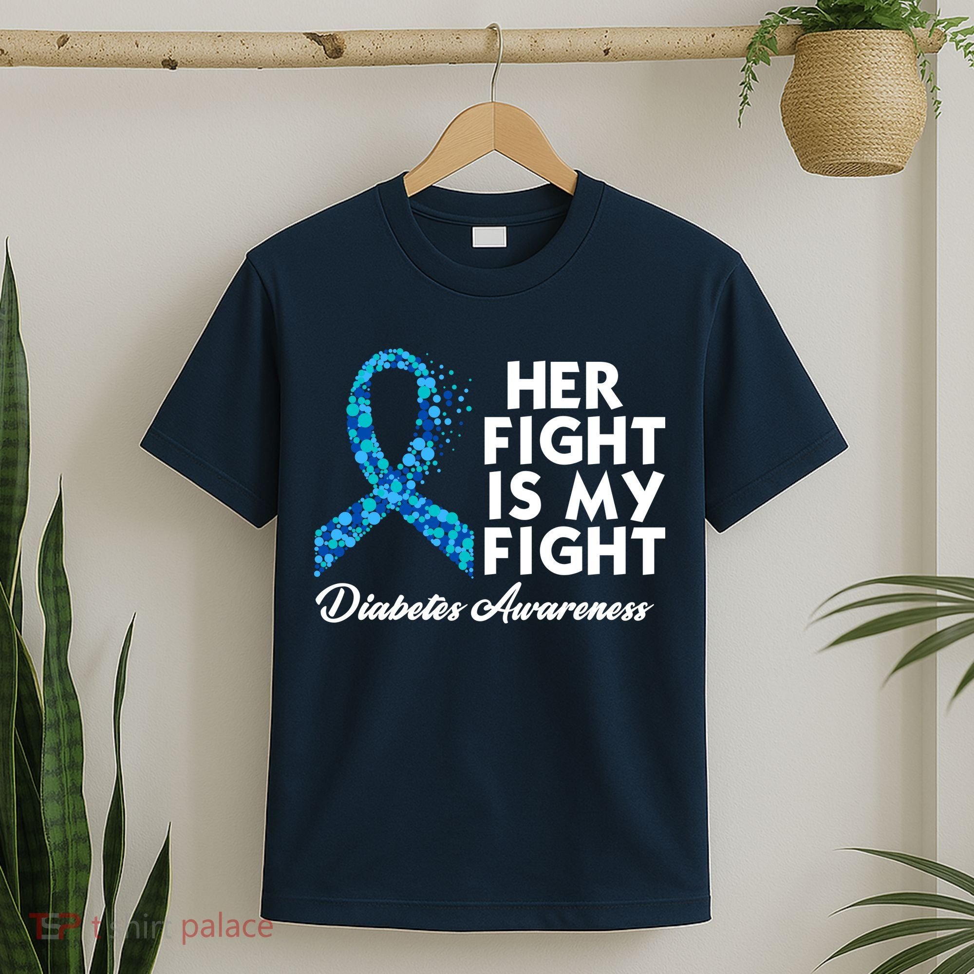 Her Fight Is My Fight Diabetes Awareness T-Shirt