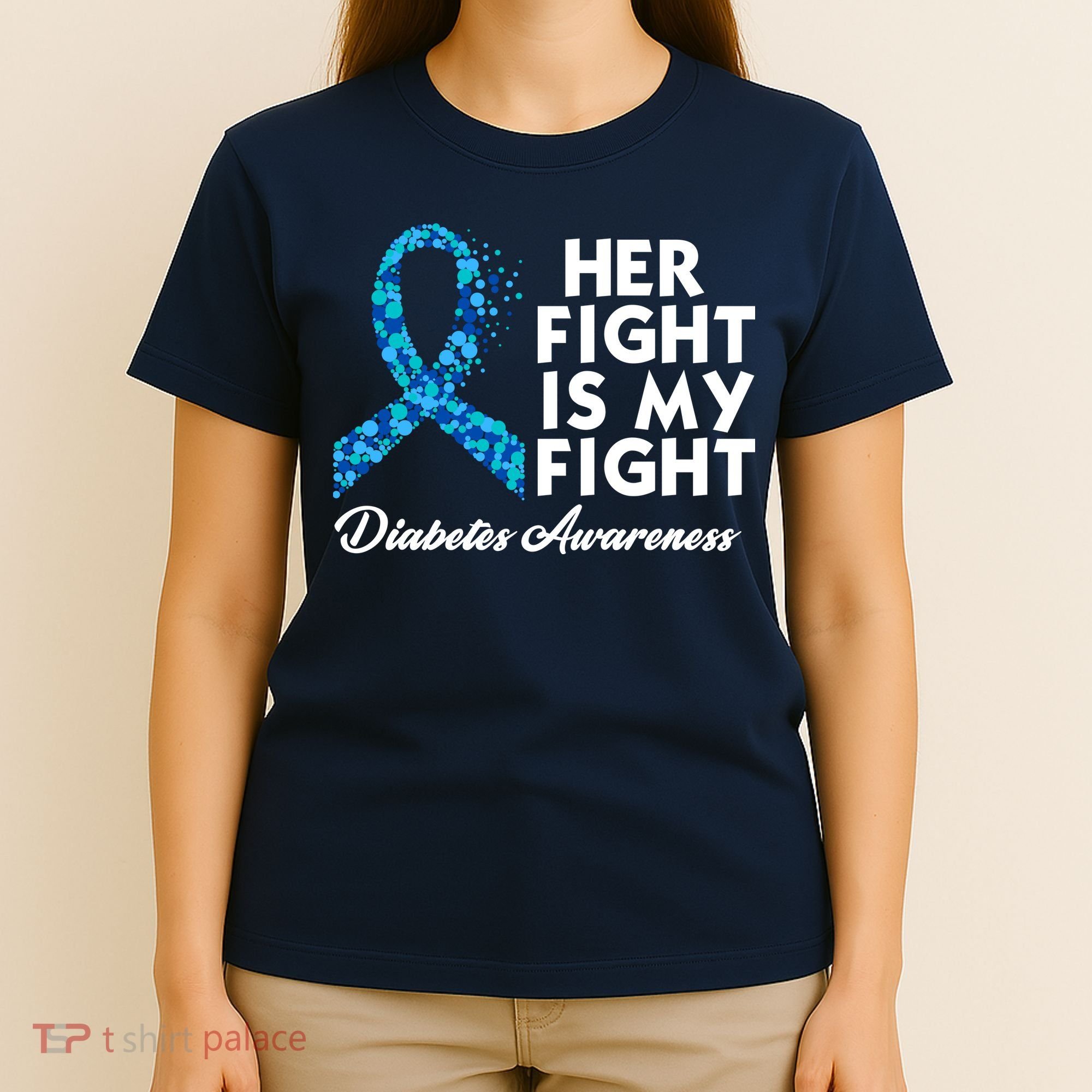 Her Fight Is My Fight Diabetes Awareness T-Shirt