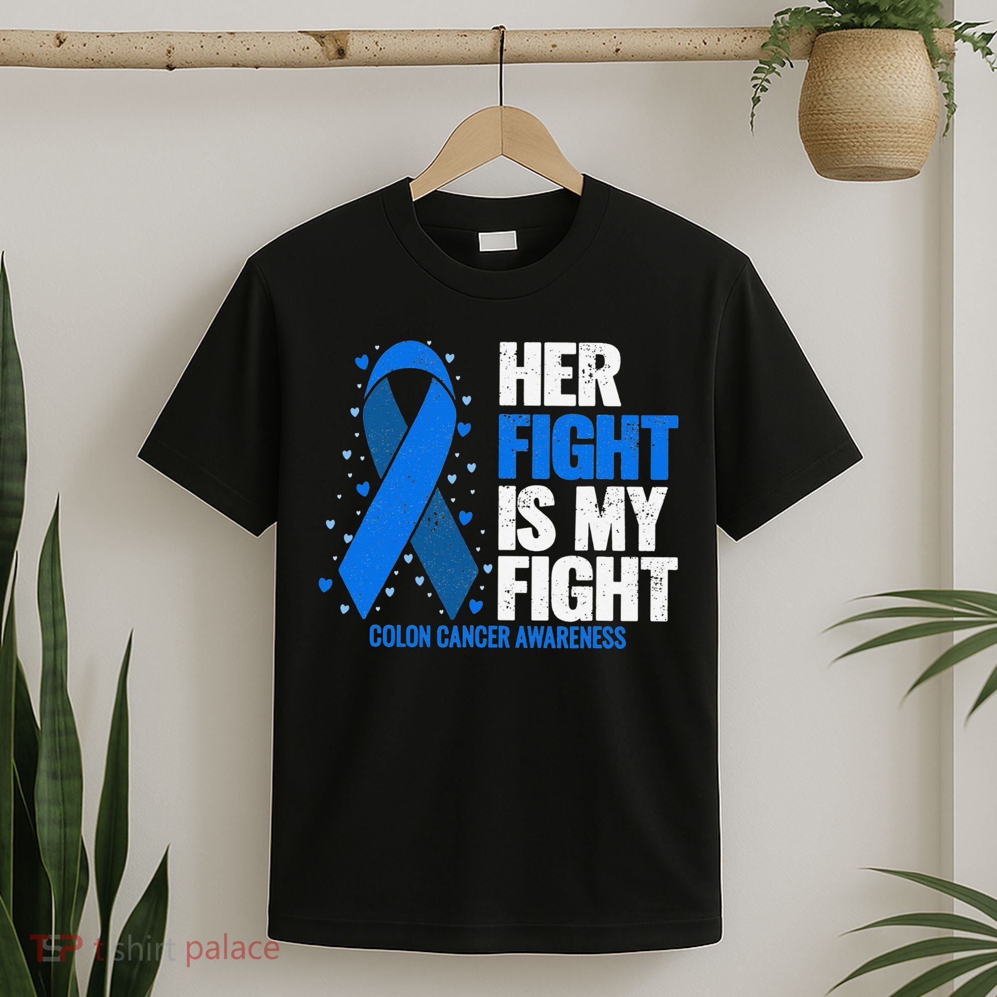 Her Fight Is My Fight Colon Cancer Awareness T-Shirt