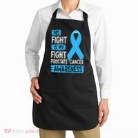 His Fight Is My Fight Prostate Cancer Awareness Support Apron thumb 2