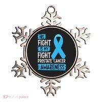 His Fight Is My Fight Prostate Cancer Awareness Support Ornament thumb 0