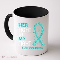 Her Fight Is My Fight Ptsd Awareness Funny Gift Coffee Mug thumb 0