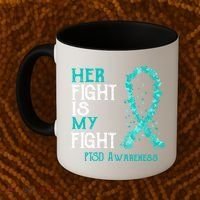 Her Fight Is My Fight Ptsd Awareness Funny Gift Coffee Mug thumb 2