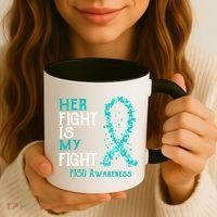 Her Fight Is My Fight Ptsd Awareness Funny Gift Coffee Mug thumb 3