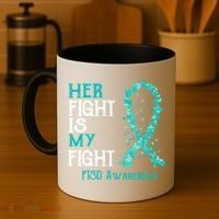 Her Fight Is My Fight Ptsd Awareness Funny Gift Coffee Mug thumb 4