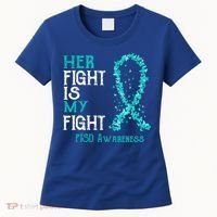 Her Fight Is My Fight Ptsd Awareness Funny Gift Women's T-Shirt thumb 0