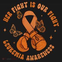 Her Fight Is Our Fight Leukemia Awareness Toddler Hoodie thumb 2
