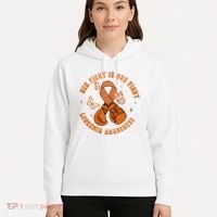 Her Fight Is Our Fight Leukemia Awareness Hoodie thumb 5