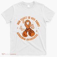 Her Fight Is Our Fight Leukemia Awareness T-Shirt thumb 0