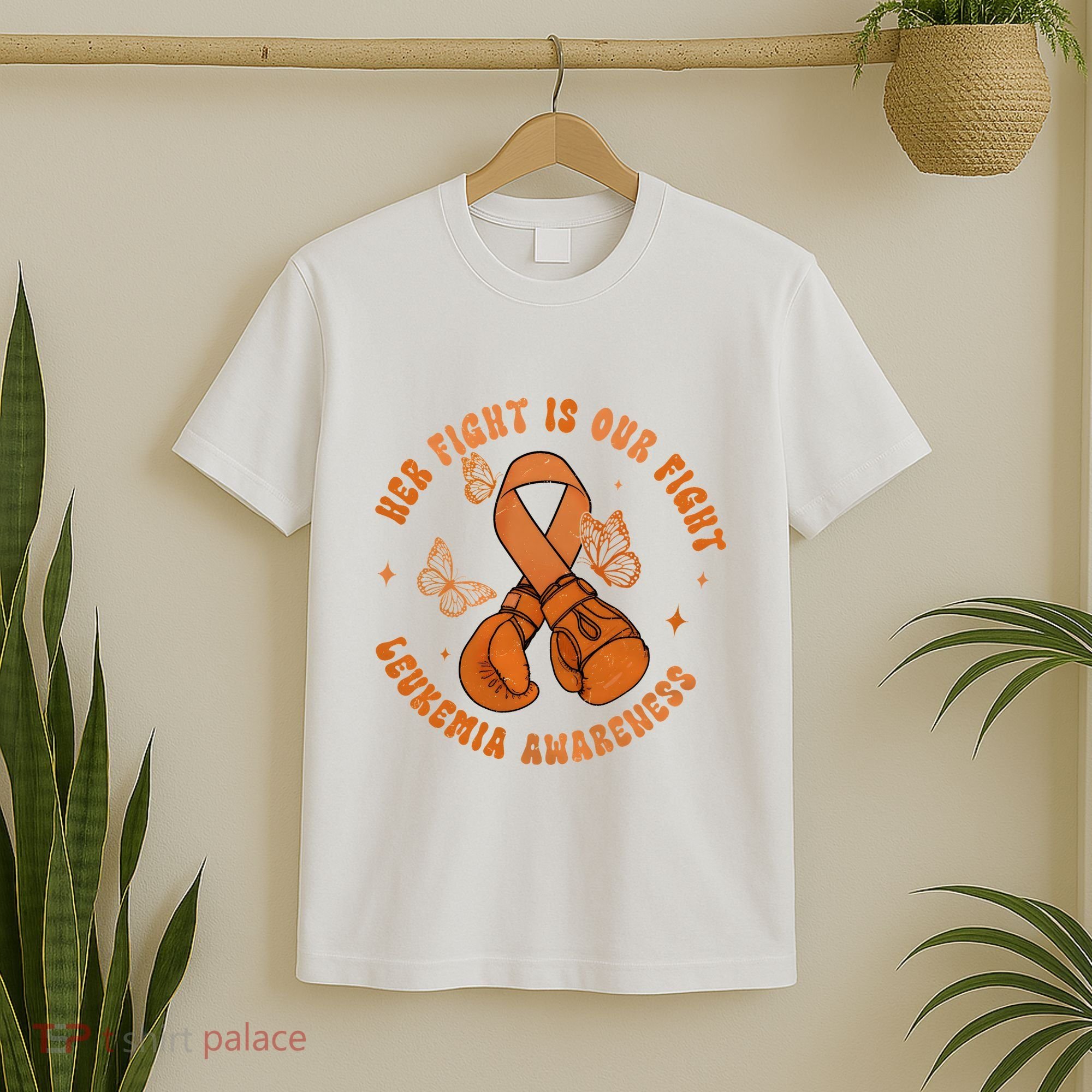 Her Fight Is Our Fight Leukemia Awareness T-Shirt