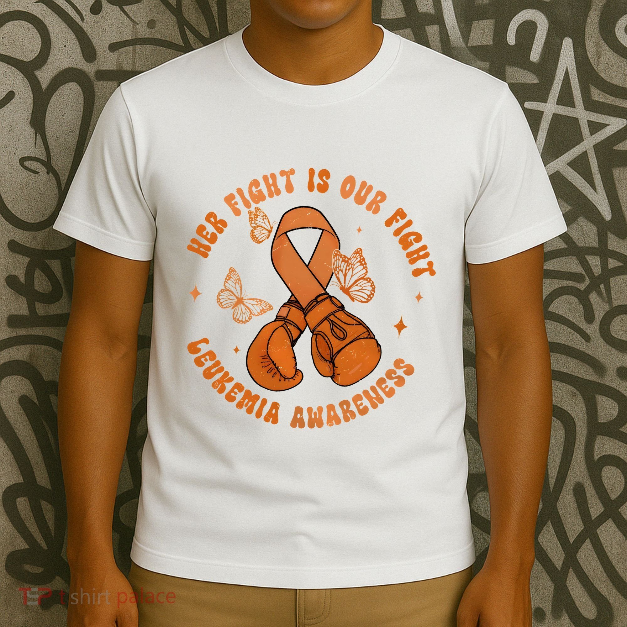 Her Fight Is Our Fight Leukemia Awareness T-Shirt