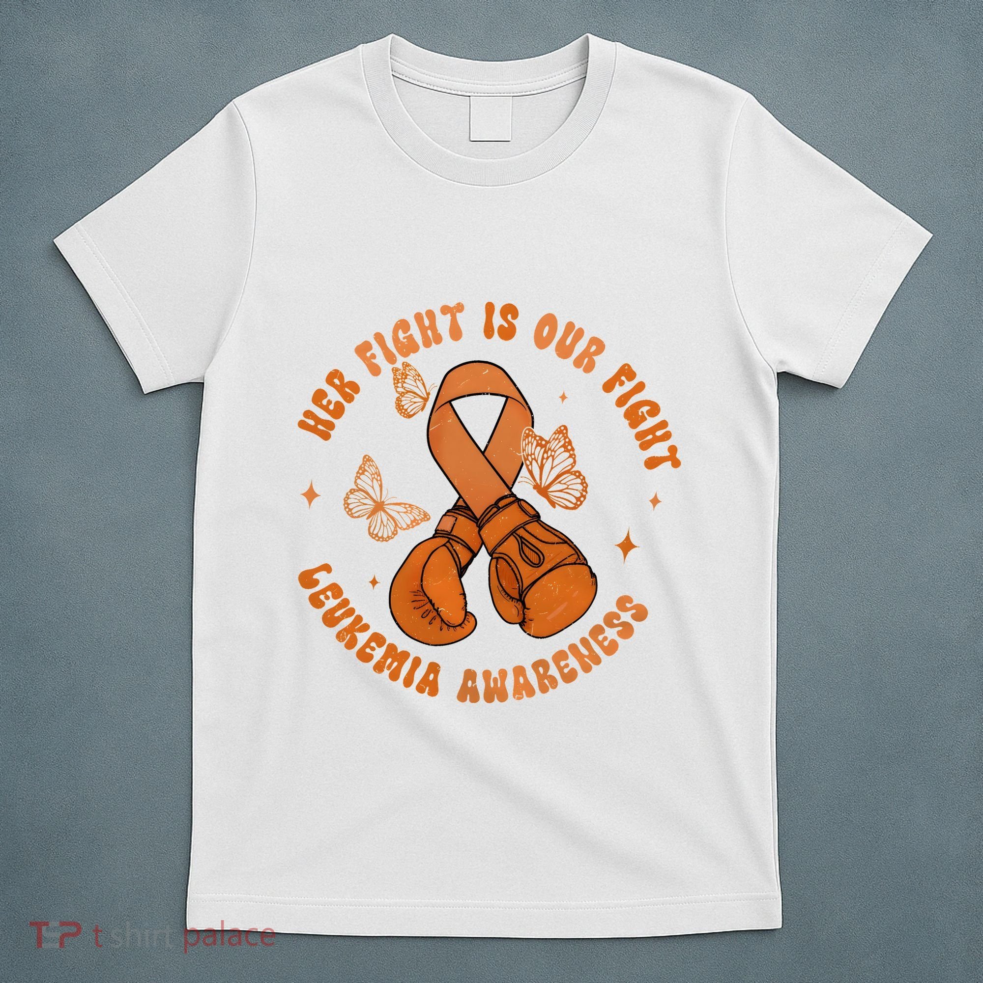 Her Fight Is Our Fight Leukemia Awareness T-Shirt
