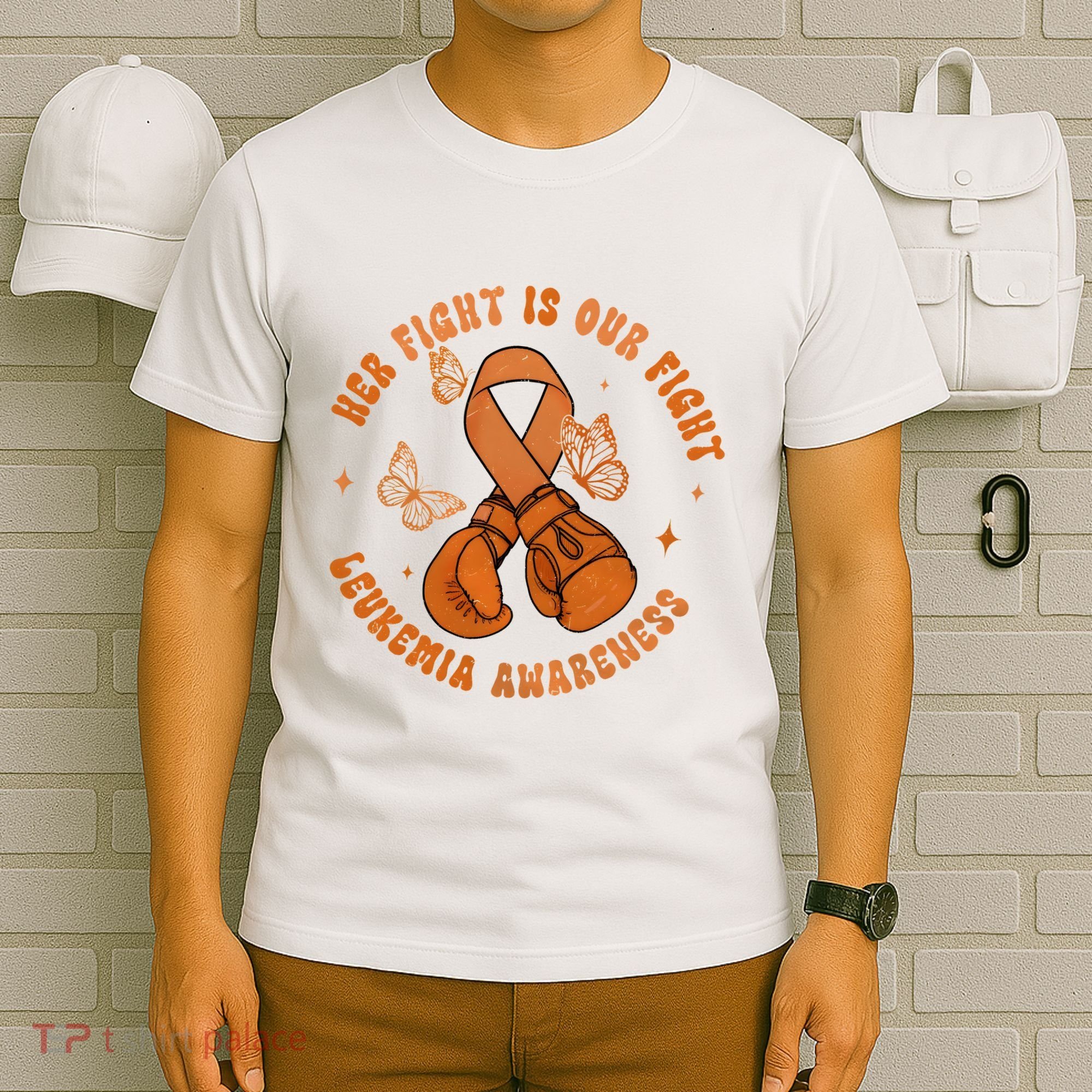 Her Fight Is Our Fight Leukemia Awareness T-Shirt