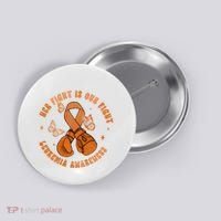 Her Fight Is Our Fight Leukemia Awareness Button thumb 0
