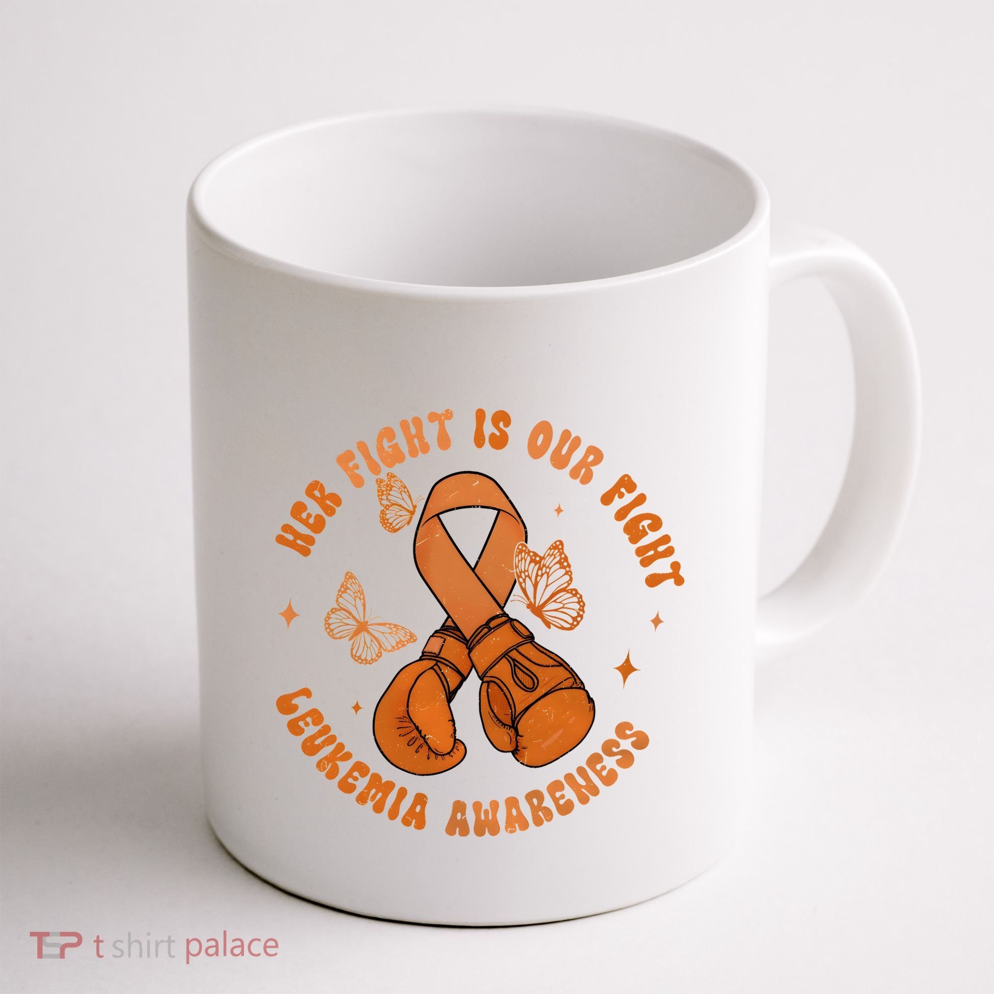Her Fight Is Our Fight Leukemia Awareness Coffee Mug