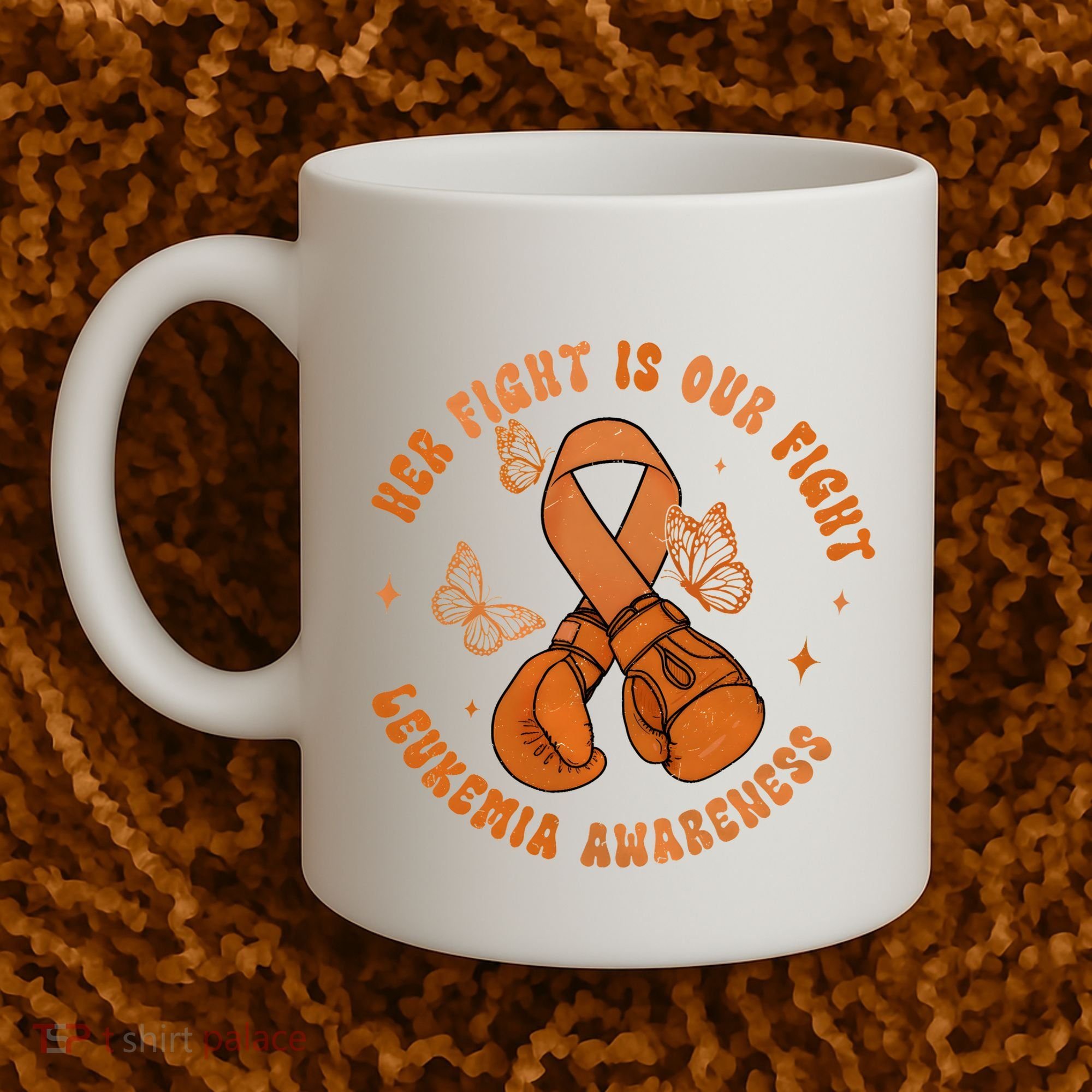 Her Fight Is Our Fight Leukemia Awareness Coffee Mug