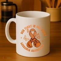 Her Fight Is Our Fight Leukemia Awareness Coffee Mug thumb 4