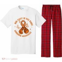 Her Fight Is Our Fight Leukemia Awareness Pajama Set thumb 0