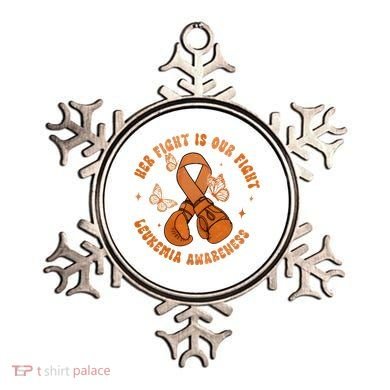 Her Fight Is Our Fight Leukemia Awareness Ornament