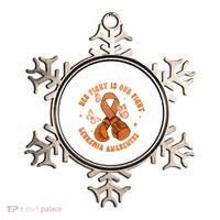 Her Fight Is Our Fight Leukemia Awareness Ornament thumb 0