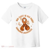 Her Fight Is Our Fight Leukemia Awareness Toddler T-Shirt thumb 0