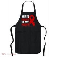 Her Fight Is My Fight Hiv Aids Awareness Feather Apron thumb 0