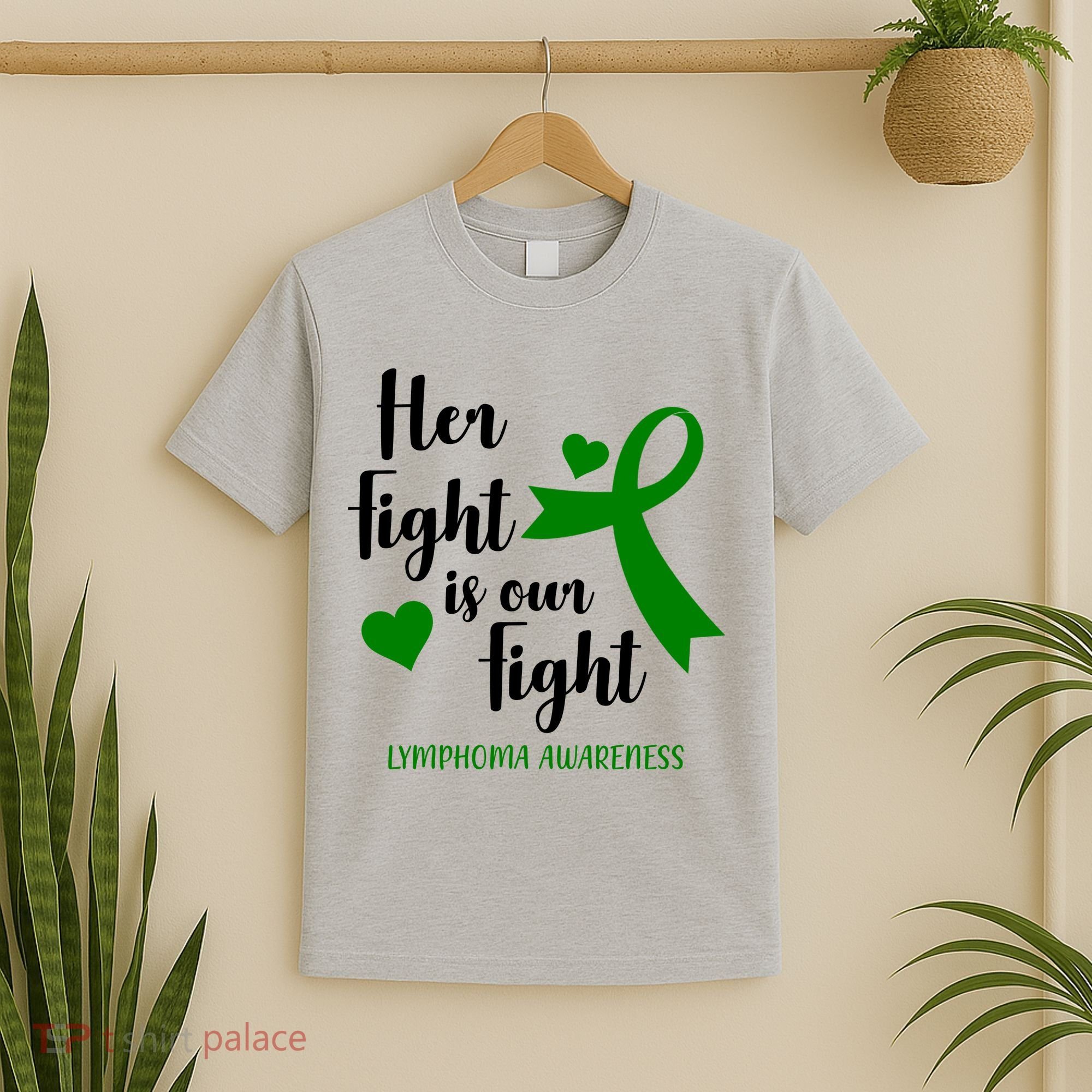 Her Fight Is Our Fight Lymphoma Awareness T-Shirt