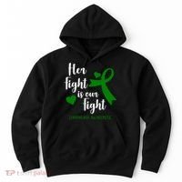 Her Fight Is Our Fight Lymphoma Awareness Hoodie thumb 0