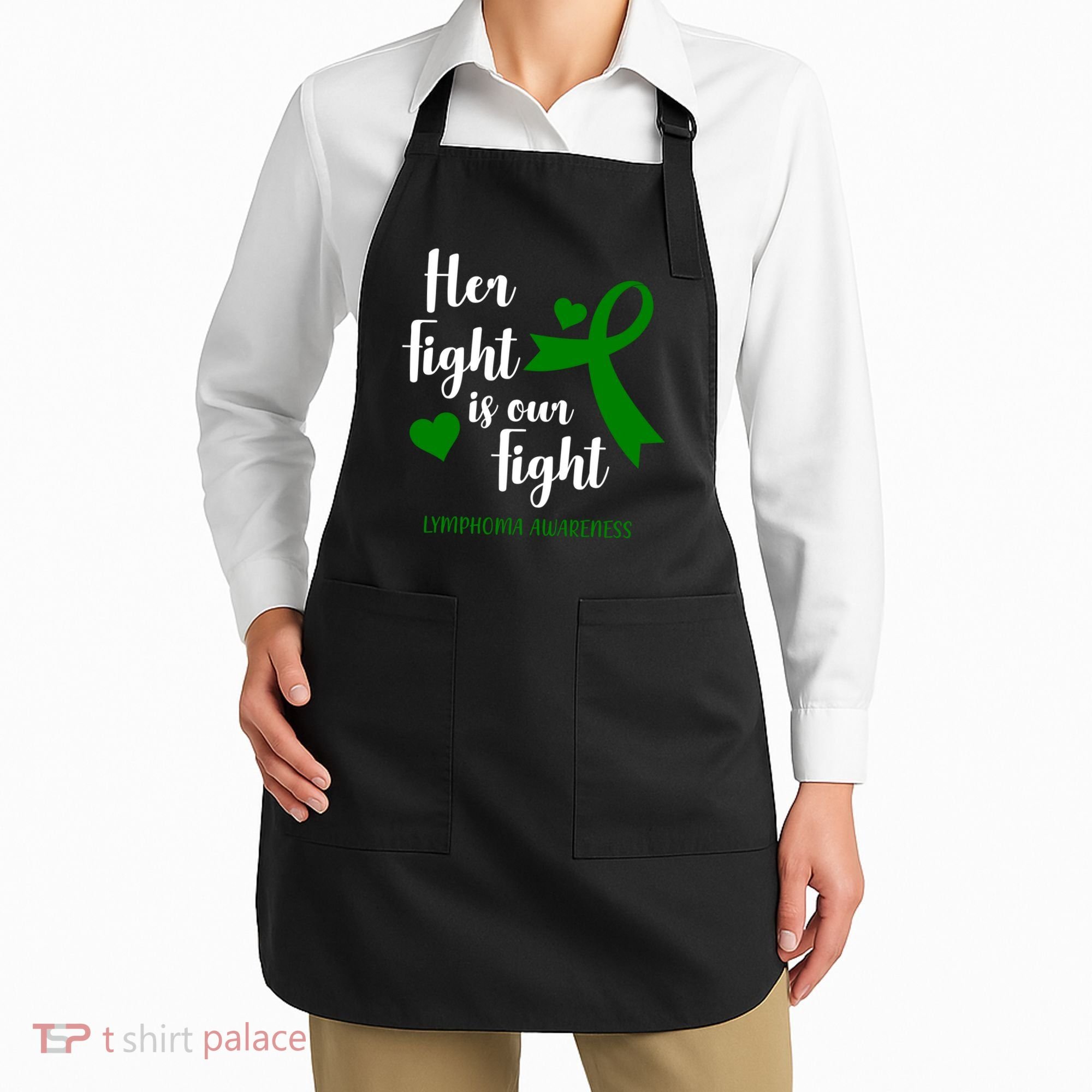 Her Fight Is Our Fight Lymphoma Awareness Apron