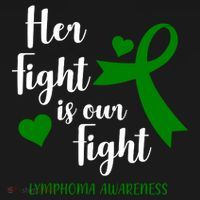 Her Fight Is Our Fight Lymphoma Awareness Women's Tank Top thumb 5